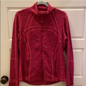 Lululemon Red (Raspberry) Zip Jacket